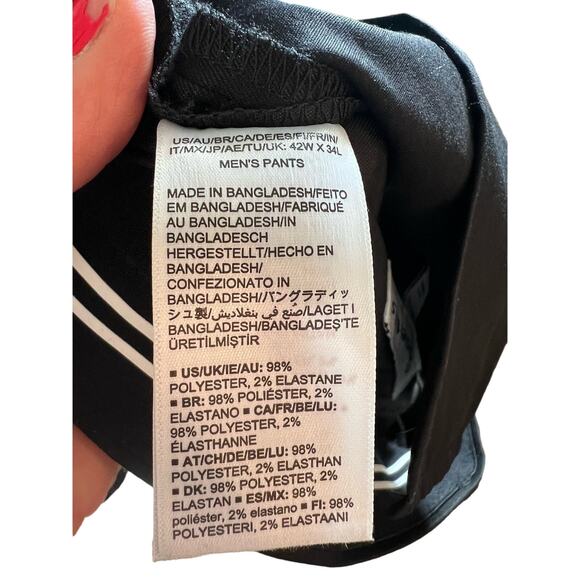 Amazon Essentials Men's Black Straight Everyday/Golf Pants 42W X 34L (XXL) NWT - Picture 5 of 11